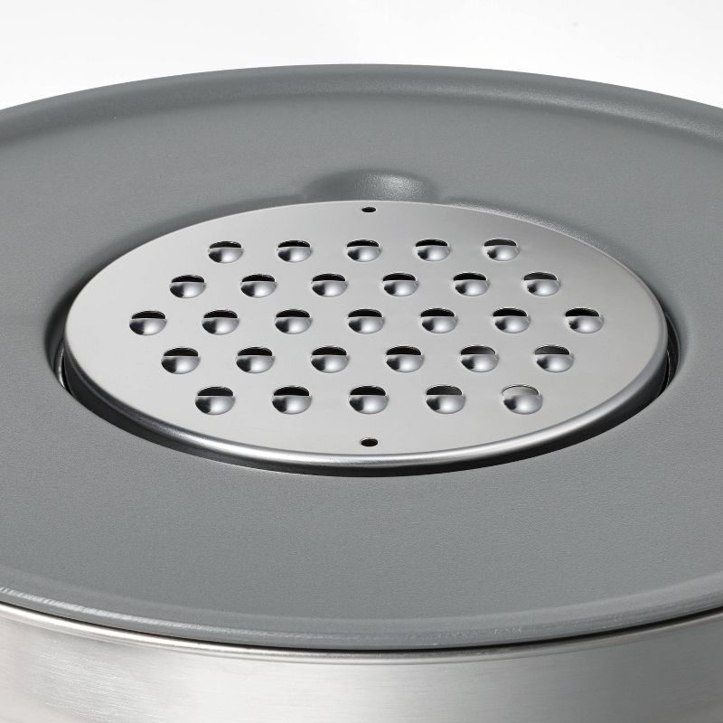 slide 3 of 6, 6pc Stainless Steel Non-Slip Mixing Bowl and Grater Set - Figmint™, 6 ct