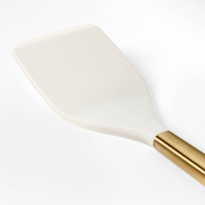 slide 3 of 4, Silicone/Stainless Steel Turner Champagne - Figmint™, 1 ct