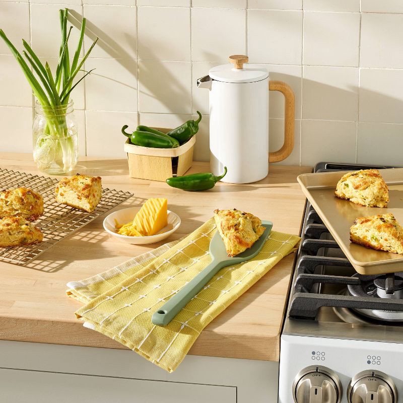 slide 2 of 4, Silicone Turner Sage Green - Figmint™, 1 ct