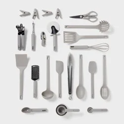 30pc Kitchen Utensil Set Gray - Room Essentials™