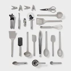 30pc Kitchen Utensil Set Gray - Room Essentials™