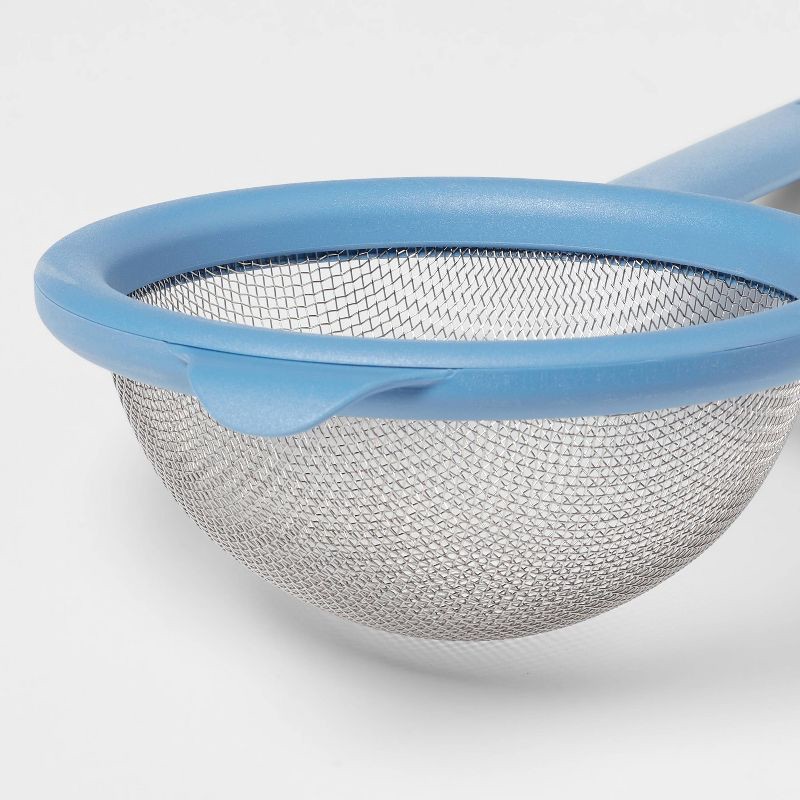 slide 3 of 3, 3pc Strainer Set Blue - Room Essentials™, 3 ct