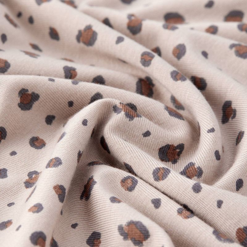 slide 3 of 4, Carter's Just One You® Toddler 2pc Short Sleeve Comfy Soft Leopard Print Snug Fit Pajama Set - Brown 2T, 2 ct