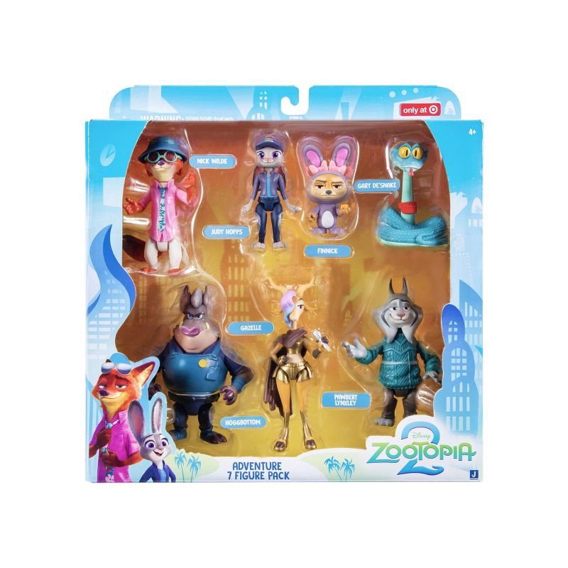 slide 33 of 36, Zootopia 3'' Adventure in a Box Animal Figures - 7pk, 7 ct