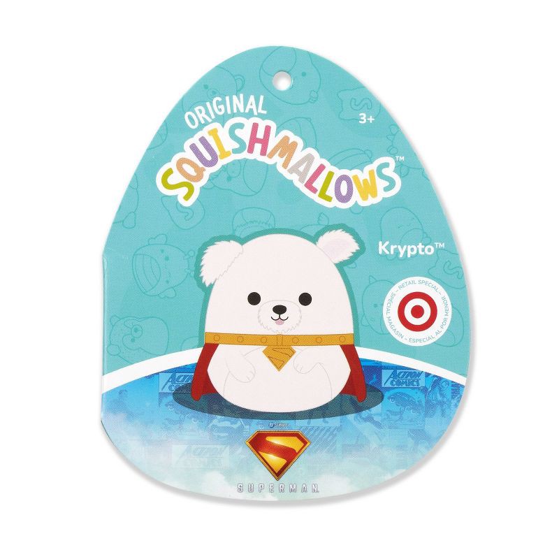 slide 11 of 12, DC Comics Krypto 12" Squishmallow Plush (Target Exclusive): Polyester Stuffed Animal Dog Character, 1 ct