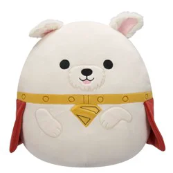 DC Comics Krypto 12" Squishmallow Plush (Target Exclusive): Polyester Stuffed Animal Dog Character