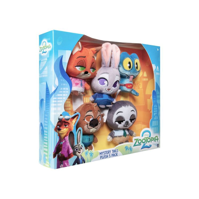 slide 14 of 16, Zootopia Tiny Tales Mini Plush Animal Figures 5pk, 5 ct