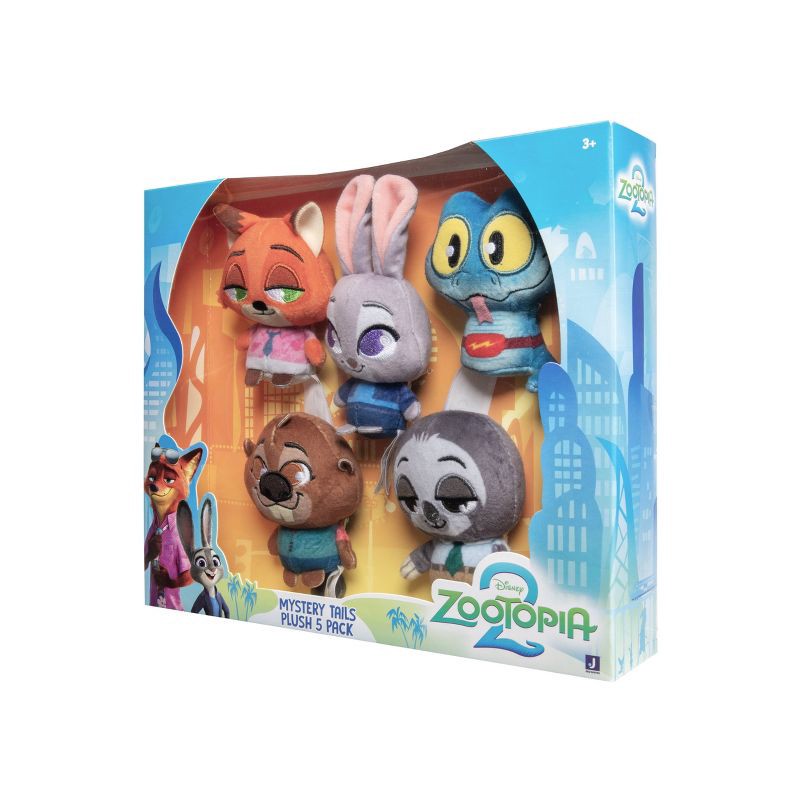 slide 15 of 16, Zootopia Tiny Tales Mini Plush Animal Figures 5pk, 5 ct