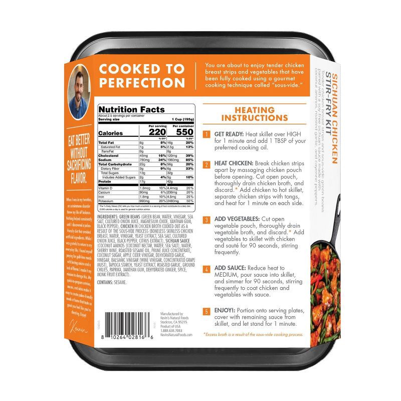 slide 2 of 3, Kevin's Natural Foods Sichuan Chicken Stir Fry - 16oz, 16 oz