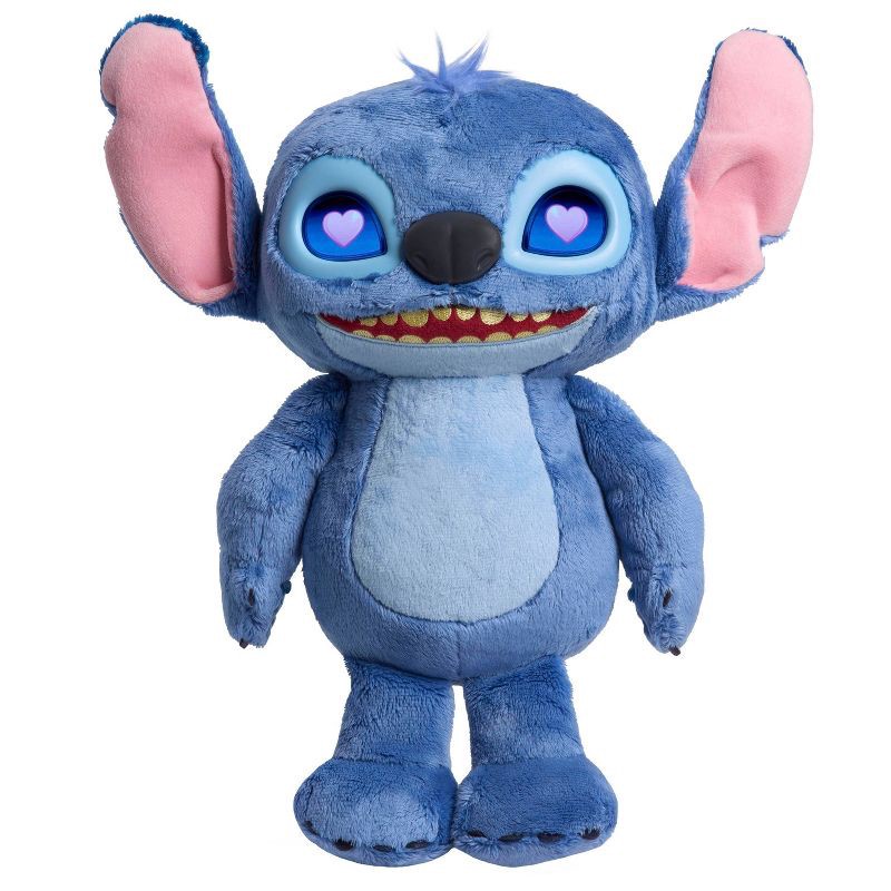 slide 1 of 9, Lilo & Stitch Disney Many Moods Stitch Plush: Polyester Stuffed Character, 12.85" Soft Toy, 1 ct