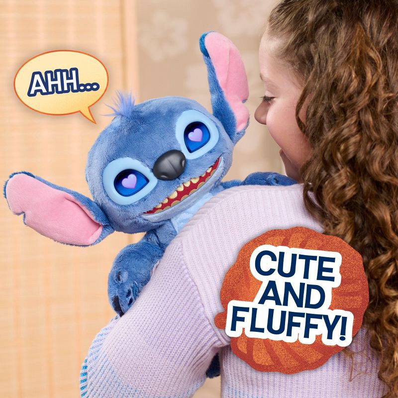 slide 4 of 9, Lilo & Stitch Disney Many Moods Stitch Plush: Polyester Stuffed Character, 12.85" Soft Toy, 1 ct