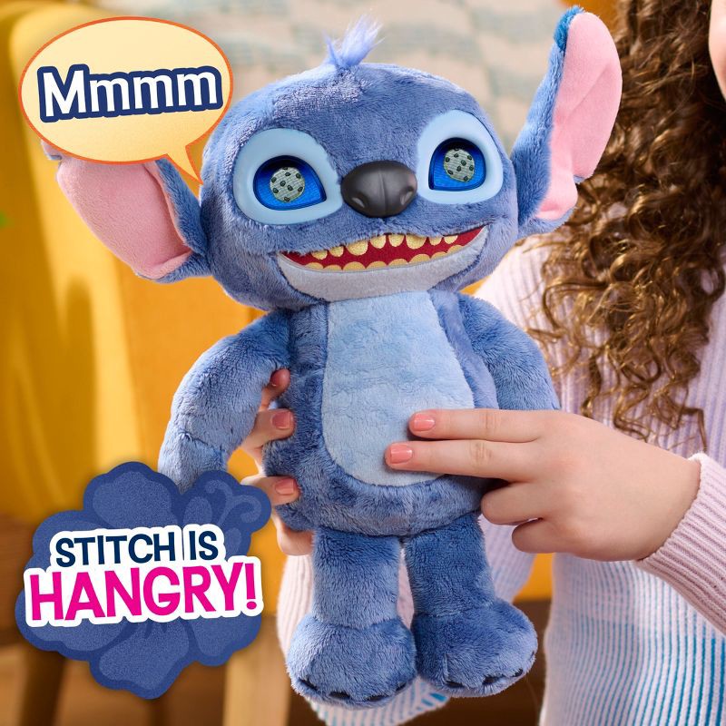 slide 5 of 9, Lilo & Stitch Disney Many Moods Stitch Plush: Polyester Stuffed Character, 12.85" Soft Toy, 1 ct