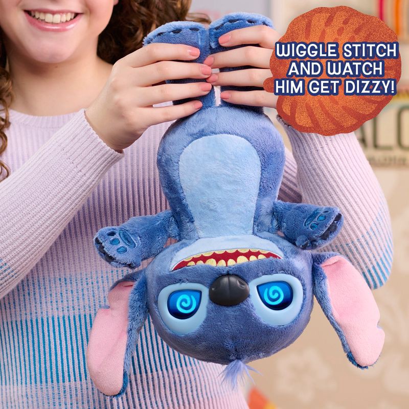 slide 6 of 9, Lilo & Stitch Disney Many Moods Stitch Plush: Polyester Stuffed Character, 12.85" Soft Toy, 1 ct