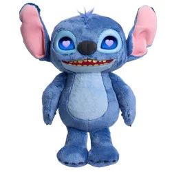 Lilo & Stitch Disney Many Moods Stitch Plush: Polyester Stuffed Character, 12.85" Soft Toy