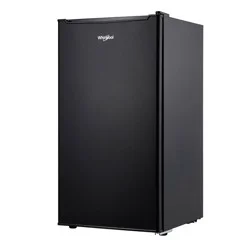 Whirlpool 3.3 cu ft Dorm Refrigerator with Freezer Black