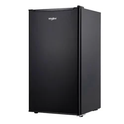 Whirlpool 3.3 cu ft Dorm Refrigerator with Freezer Black