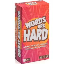 Lost Boy Entertainment Words Are Hard Board Game: Language Skills Focus, 20-Minute Play, Includes Cards & Instructions