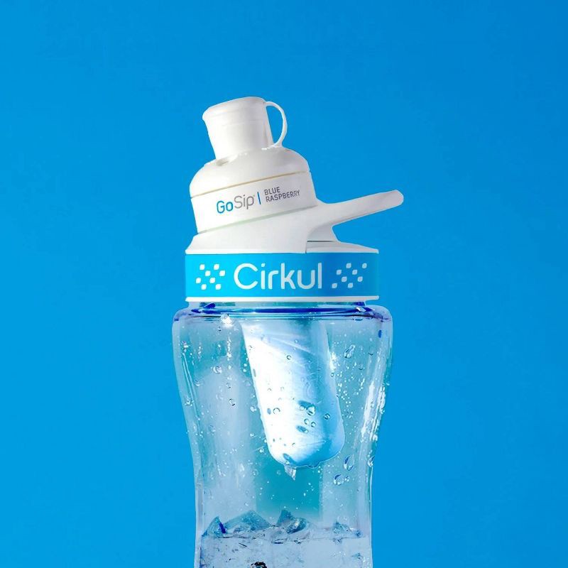 slide 6 of 10, Cirkul GoSip Blue Raspberry Flavored Water Cartridge, 1 ct