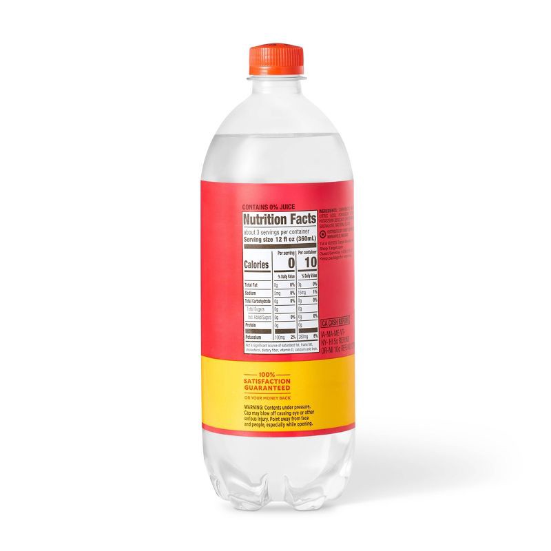 slide 2 of 3, Orange Dreamsicle Naturally Flavored with Other Natural Flavors Sparkling Water beverage - Market Pantry™ 33.8 fl oz, 33.8 fl oz