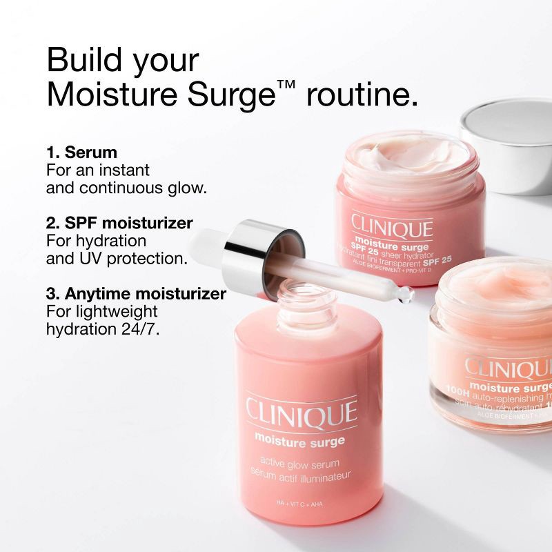 slide 3 of 11, Clinique Moisture Surge Active Glow Serum - 1 fl oz - Ulta Beauty, 1 fl oz
