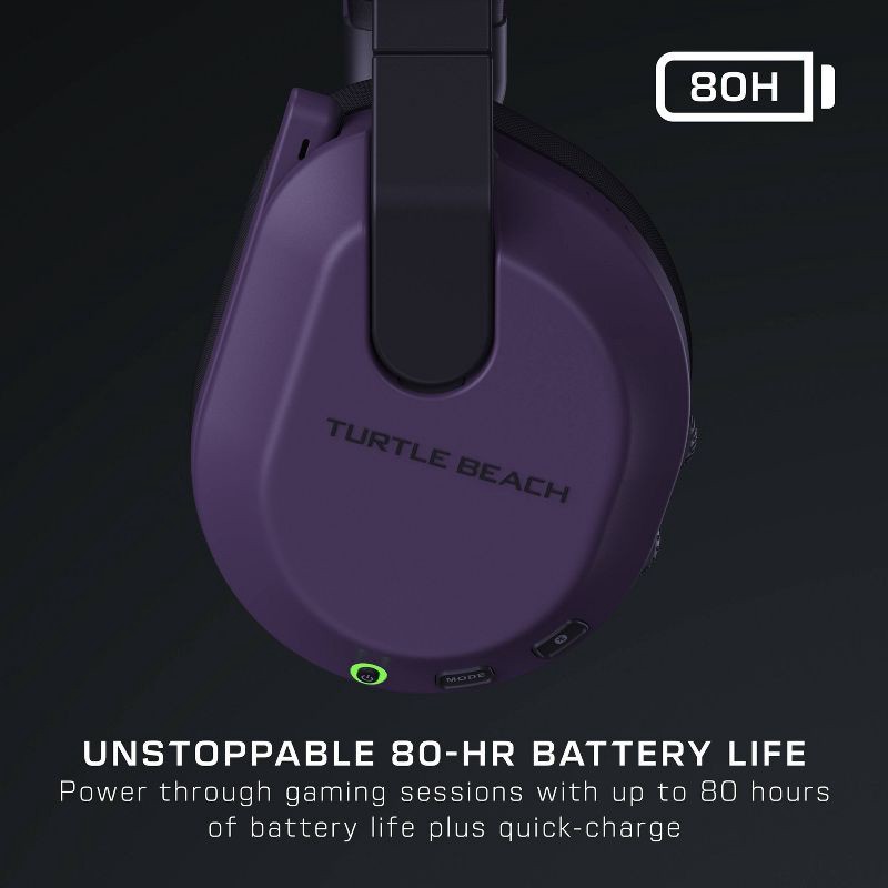 slide 4 of 24, Turtle Beach Stealth 600 Gaming Headset - Purple: USB-C, Compatible with PlayStation 5, 1 ct