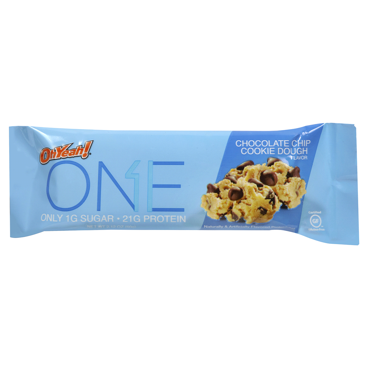 slide 1 of 1, One Chocolate Chip Cookie Dough Bar, 2.12 oz