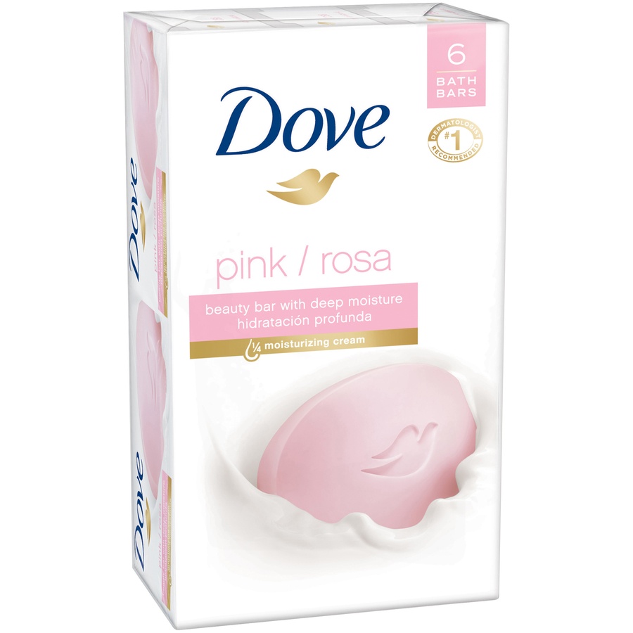 dove pink beauty bar