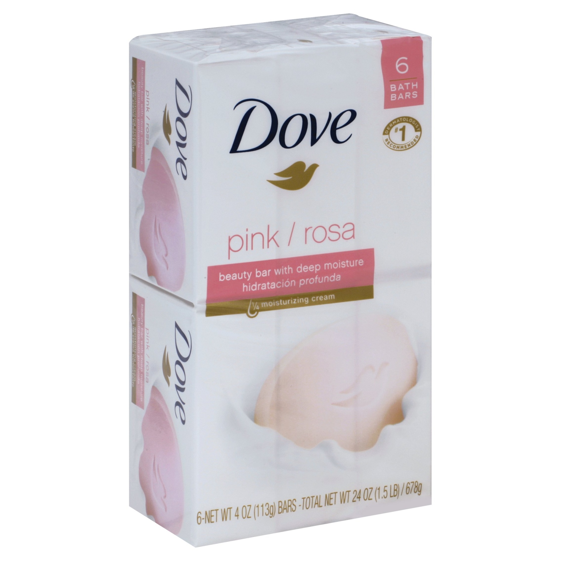 dove pink beauty bar