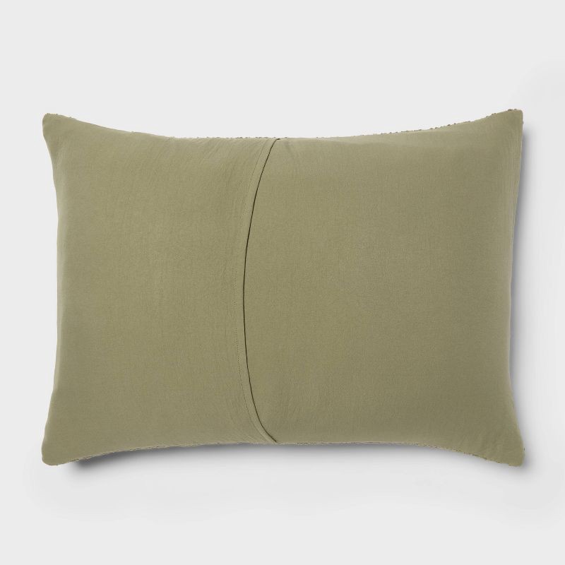 slide 5 of 5, Full/Queen Boucle Comforter Set Green - Threshold™, 1 ct