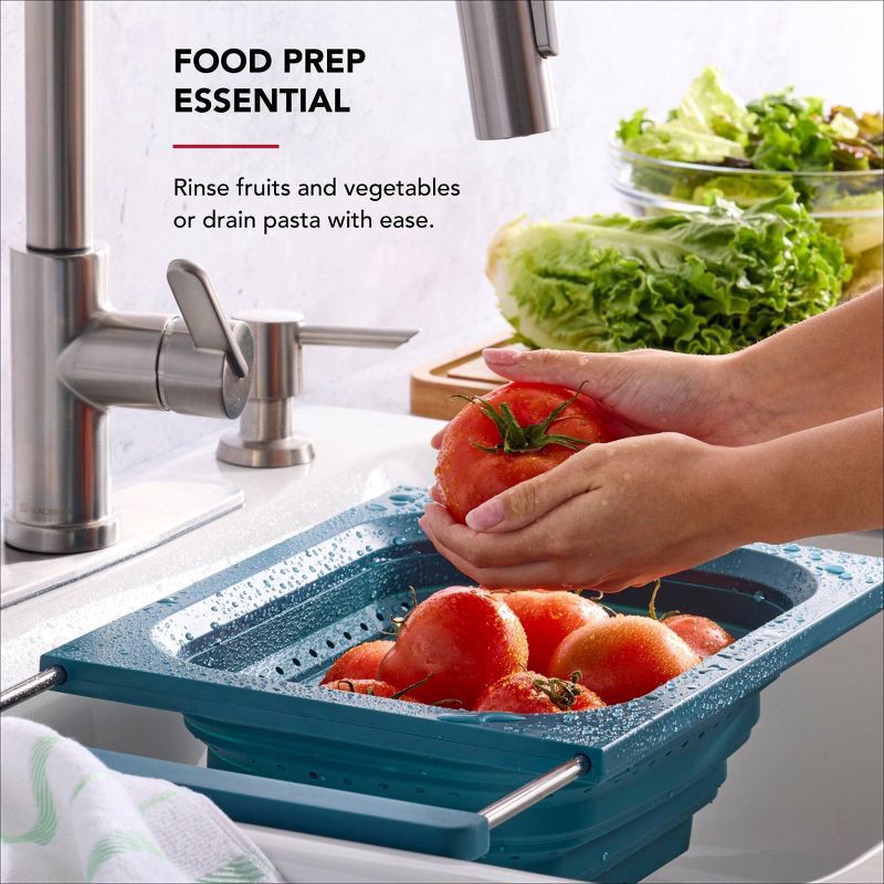 slide 3 of 7, KitchenAid Collapsible Colander, 1 ct