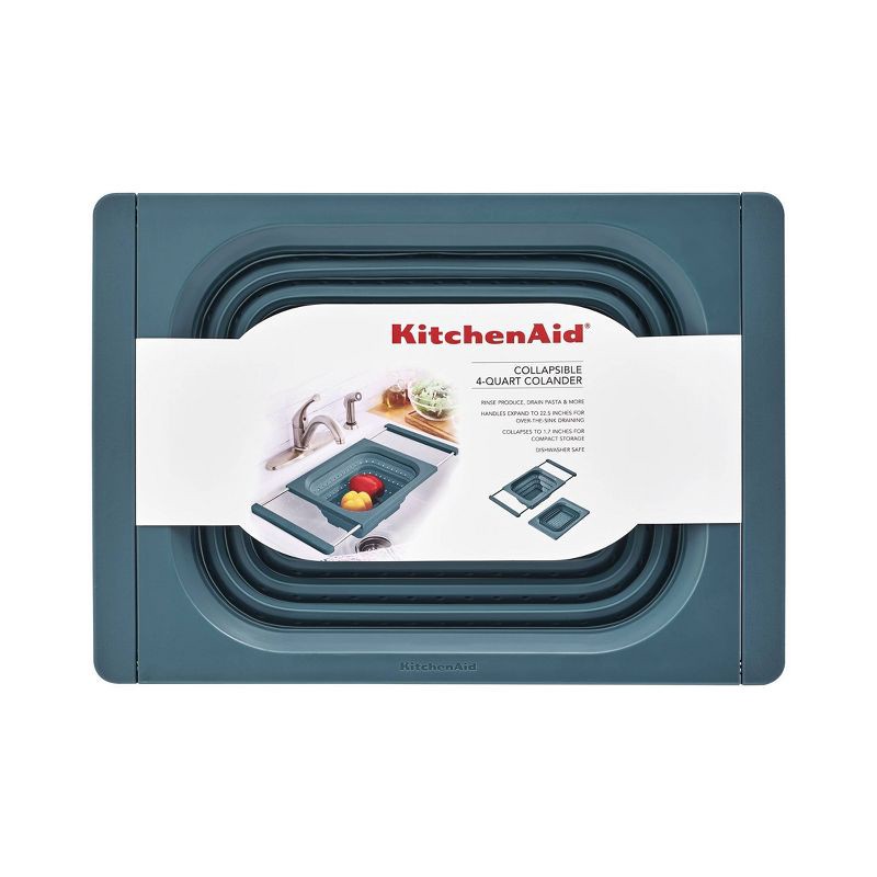 slide 6 of 7, KitchenAid Collapsible Colander, 1 ct