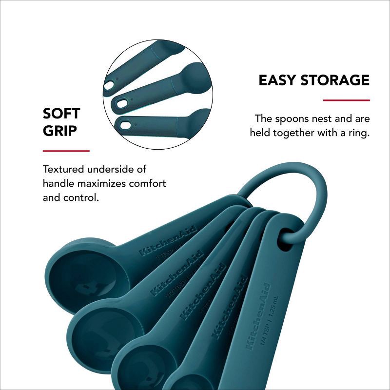 slide 5 of 6, KitchenAid Measuring Spoon Agave, 1 ct