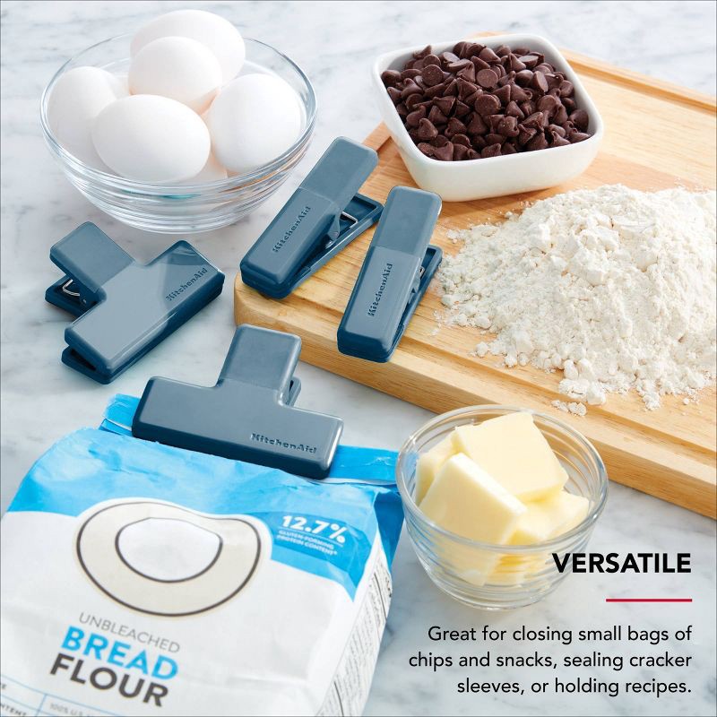 slide 4 of 6, KitchenAid 4pk Bag Clips Agave, 4 ct