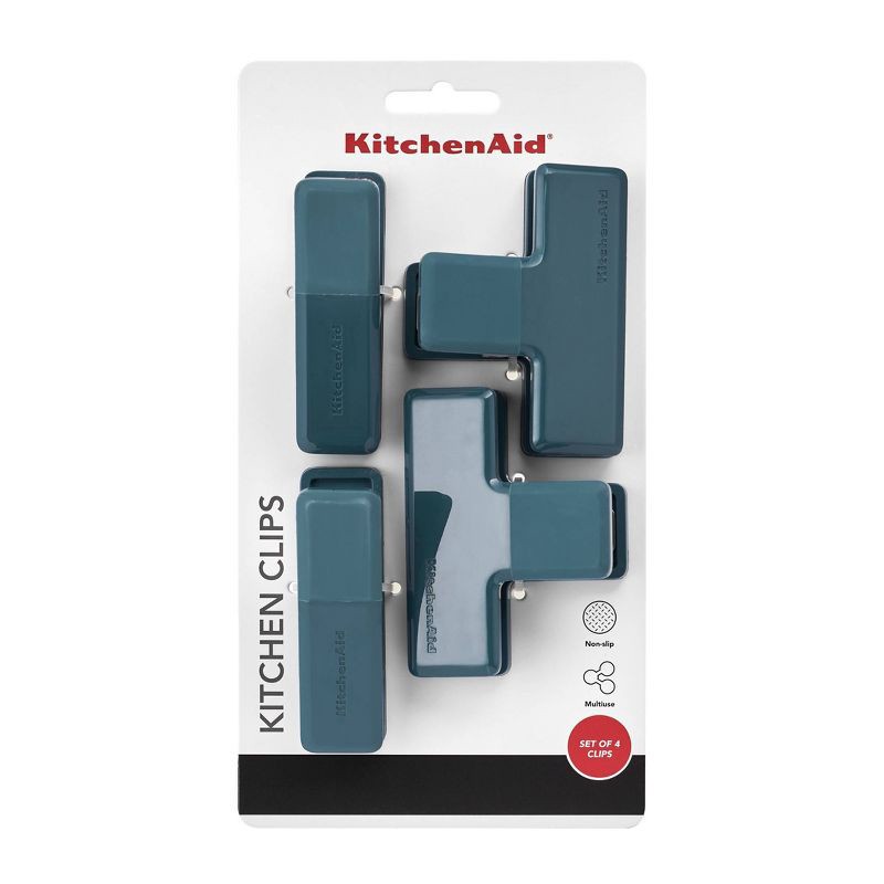 slide 6 of 6, KitchenAid 4pk Bag Clips Agave, 4 ct
