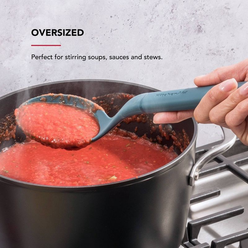 slide 7 of 11, KitchenAid 2pk Turner and Spoon Cooking Utensil Set Agave, 2 ct