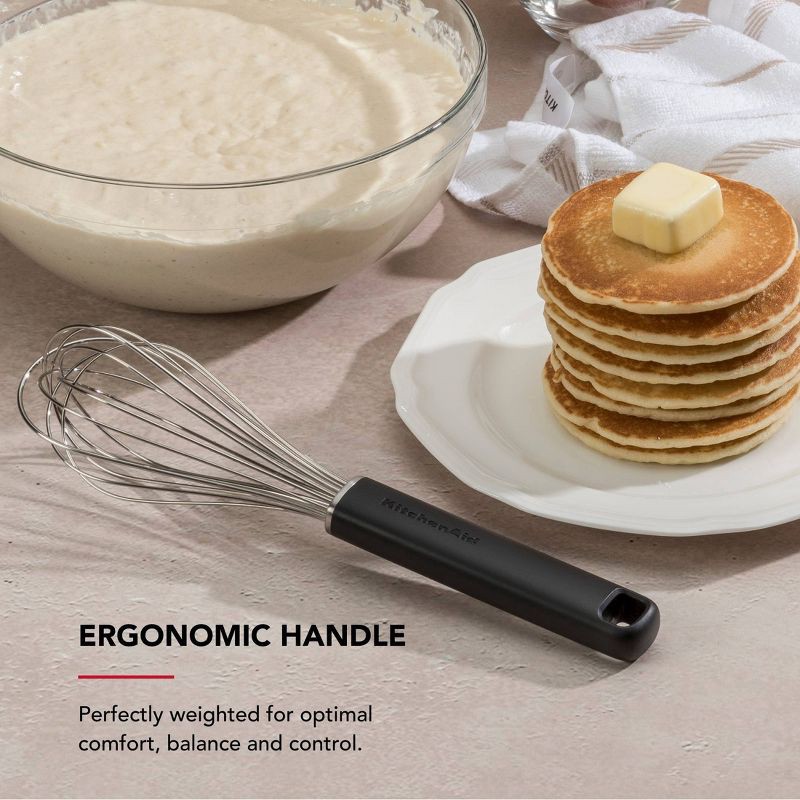 slide 5 of 6, KitchenAid Utility Whisk Black, 1 ct