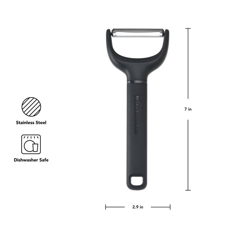 slide 2 of 5, KitchenAid Y Peeler Black, 1 ct