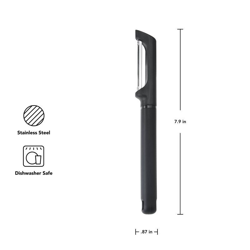 slide 3 of 6, KitchenAid Euro Peeler Black, 1 ct