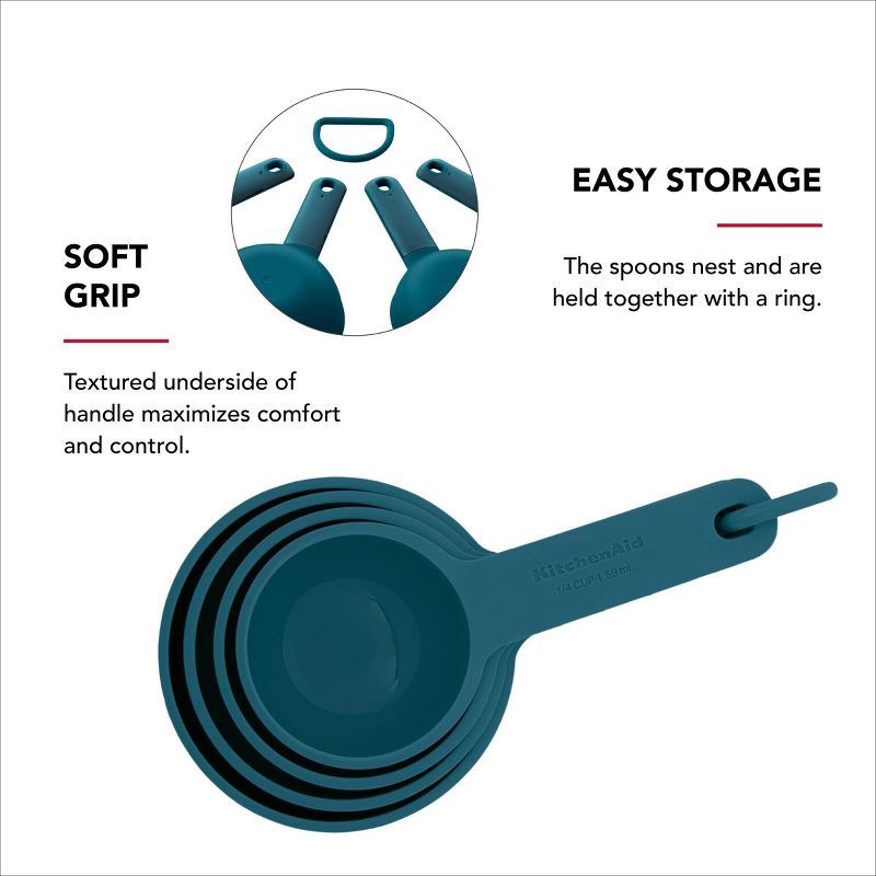 slide 5 of 6, KitchenAid Measuring Cups Agave, 1 ct