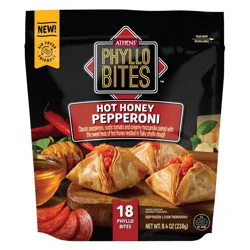 Athens Phyllo Frozen Bites Hot Honey Pepperoni - 18ct