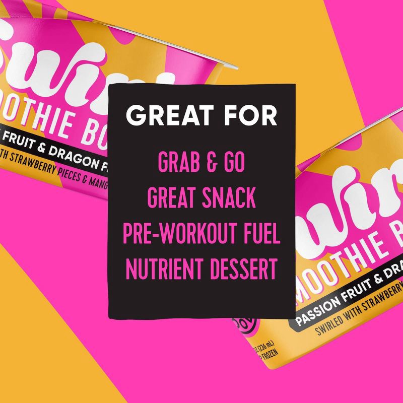 slide 6 of 9, Pitaya Foods Frozen Organic Dragon Fruit & Passion Fruit Swirl Smoothie Bowl - 8 fl oz, 8 fl oz