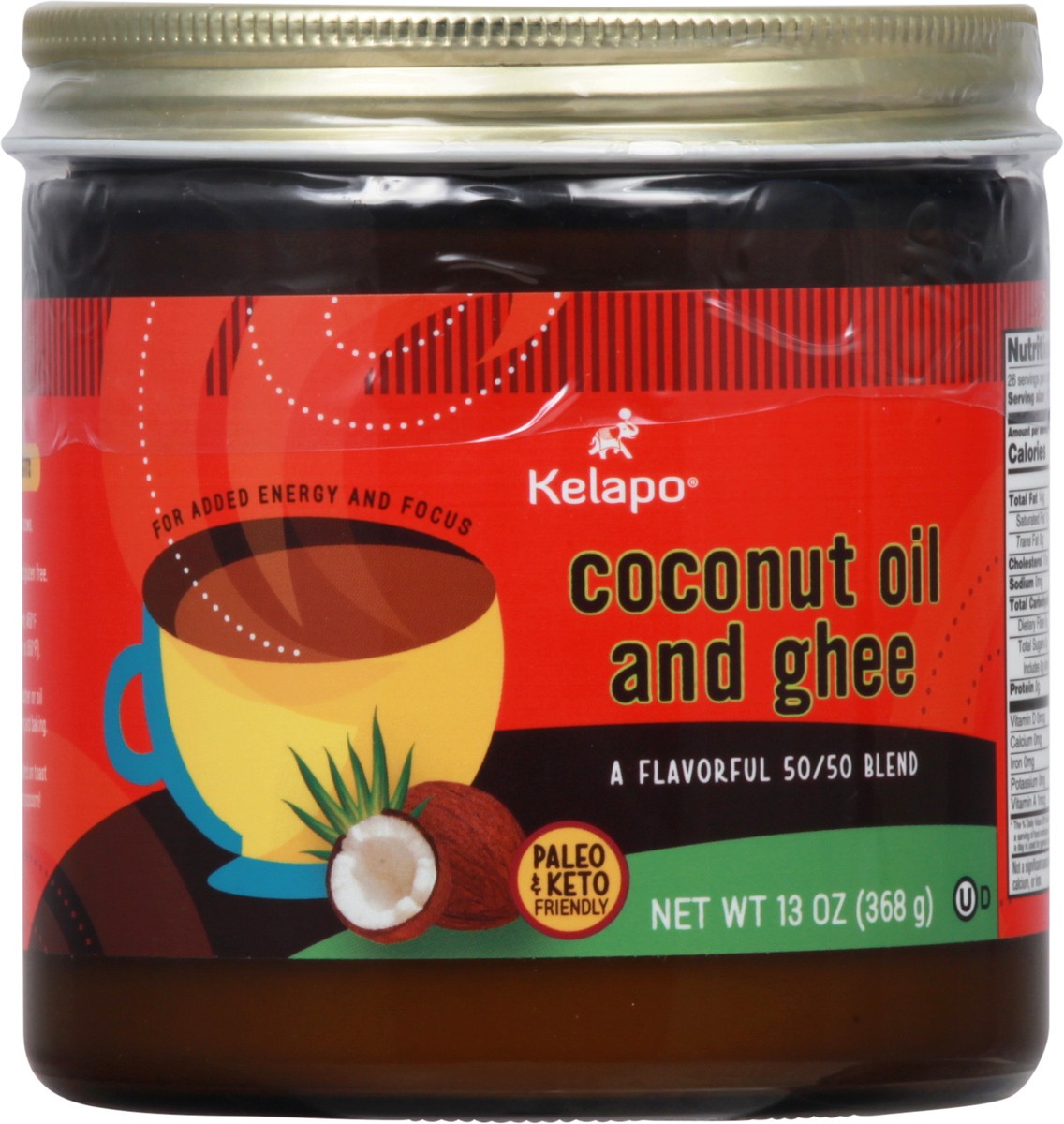 slide 3 of 13, Kelapo Coconut Oil and Ghee 13 oz, 13 oz