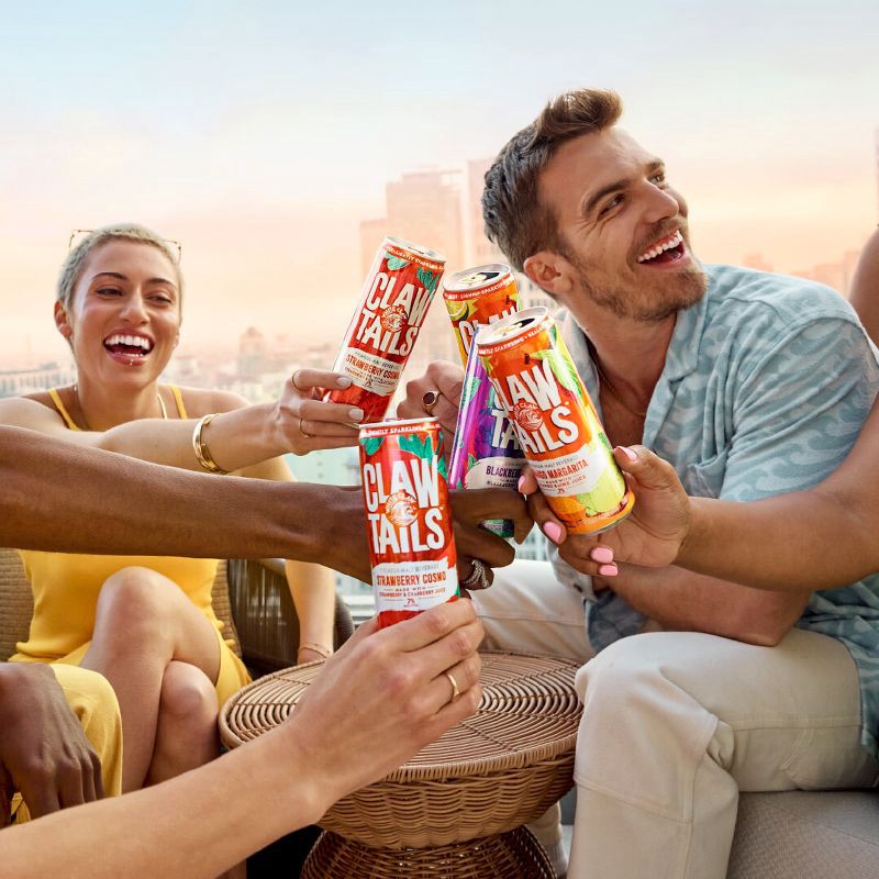 slide 5 of 10, White Claw Hard Seltzer White Claw by Clawtails 7% ABV Variety - 12pk/12 fl oz Cans, 12 ct; 12 fl oz