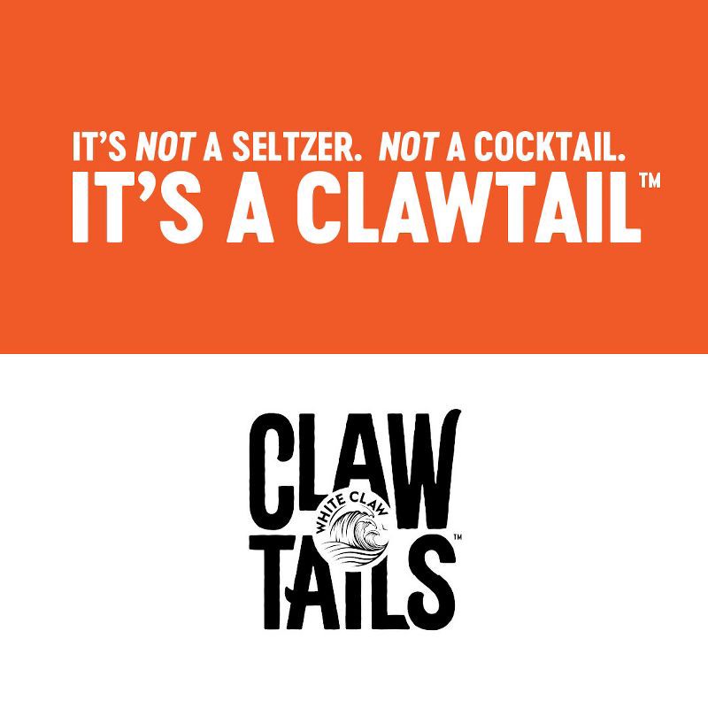 slide 6 of 10, White Claw Hard Seltzer White Claw by Clawtails 7% ABV Variety - 12pk/12 fl oz Cans, 12 ct; 12 fl oz