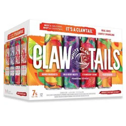 White Claw Hard Seltzer White Claw by Clawtails 7% ABV Variety - 12pk/12 fl oz Cans