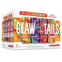 White Claw Hard Seltzer White Claw by Clawtails 7% ABV Variety - 12pk/12 fl oz Cans