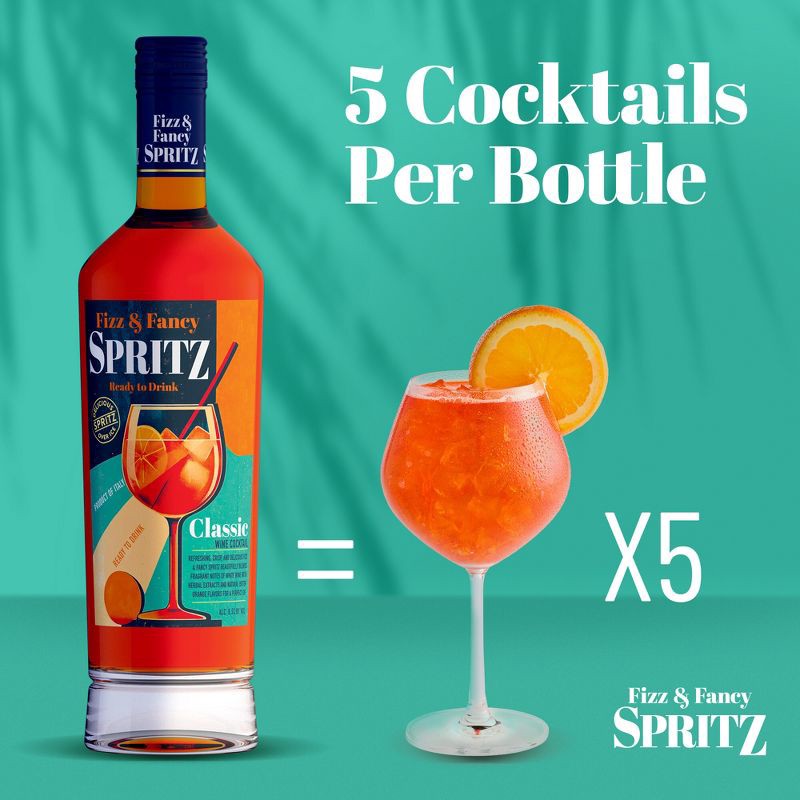 slide 4 of 9, Fizz & Fancy Spritz Classico Ready To Serve Cocktail - 750ml Bottle, 750 ml