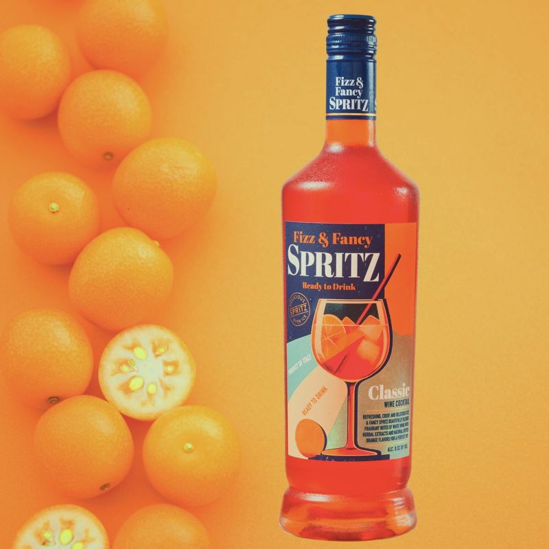 slide 8 of 9, Fizz & Fancy Spritz Classico Ready To Serve Cocktail - 750ml Bottle, 750 ml
