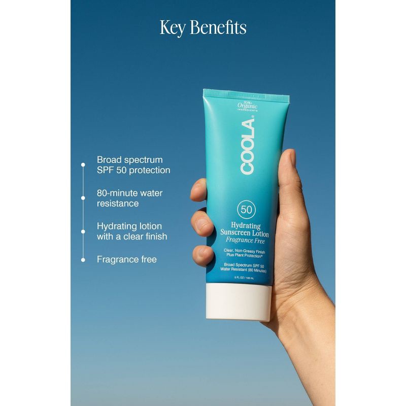 slide 3 of 4, Coola Classic Body Lotion SPF50 - Fragrance Free - 5fl oz - Ulta Beauty, 5 fl oz