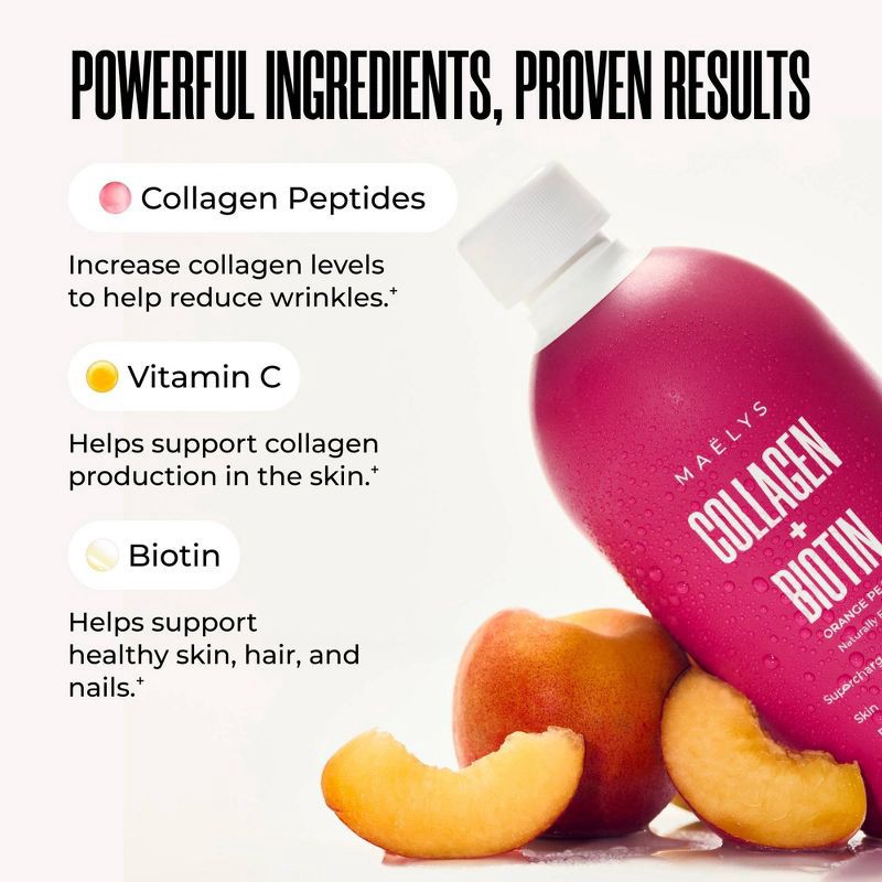 slide 4 of 6, MAELYS Super Charged Liquid Collagen and Biotin - Ulta Beauty, 1 ct